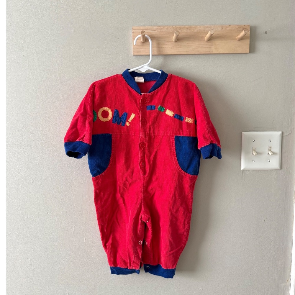 Vntg. 12M colorblock romper
